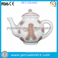 porcelain white wholesale high quality tea pot kettle